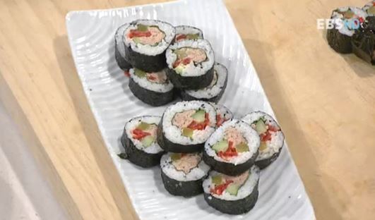 ▲참치김밥칼로리(사진=EBS)