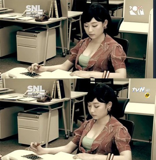 ▲김슬기오정세베드신/김슬기아찔몸매(사진=인터넷게시판)