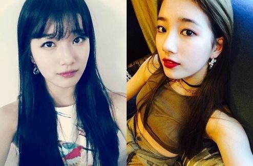 ▲수지근황셀카