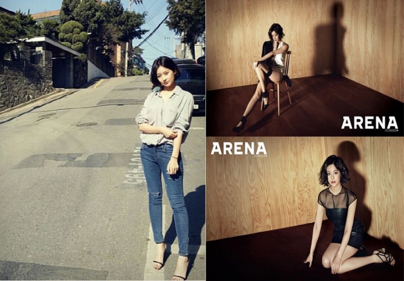 ▲왔다장보리오연서(사진=오연서SNS,아레나옴므화보)