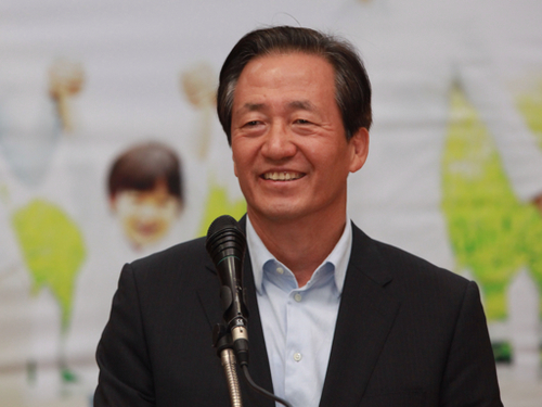 ▲서울시장에출마한새누리당정몽준의원(사진=트위터)