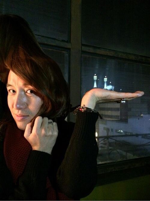 ▲홍석천머리긴사진