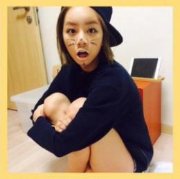 ▲혜리얼굴낙서(사진=소진트위터)