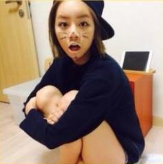 ▲혜리얼굴낙서