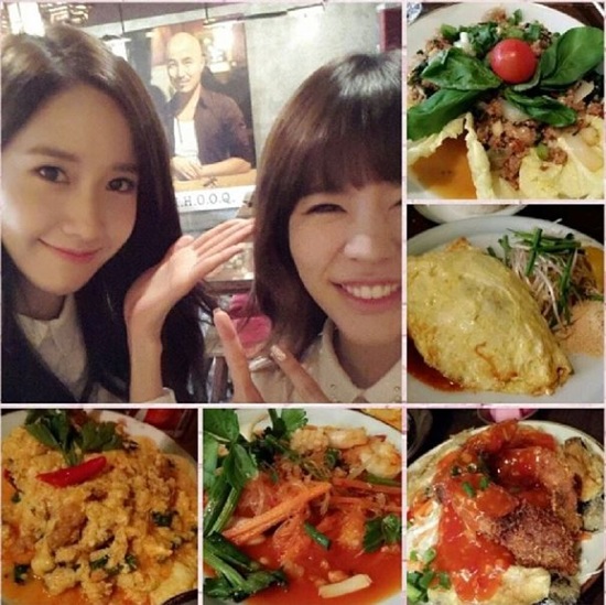 ▲윤아써니이태원데이트(사진=써니인스타그램)