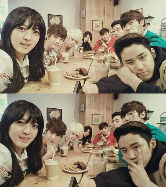 ▲FNC막내라인(사진=강민혁트위터)