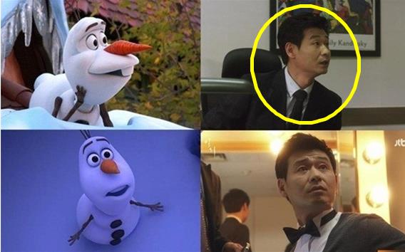 ▲박혁권올라프닮은꼴