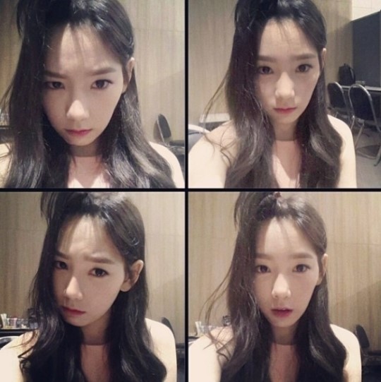 ▲태연4단셀카(사진=태연인스타그램)