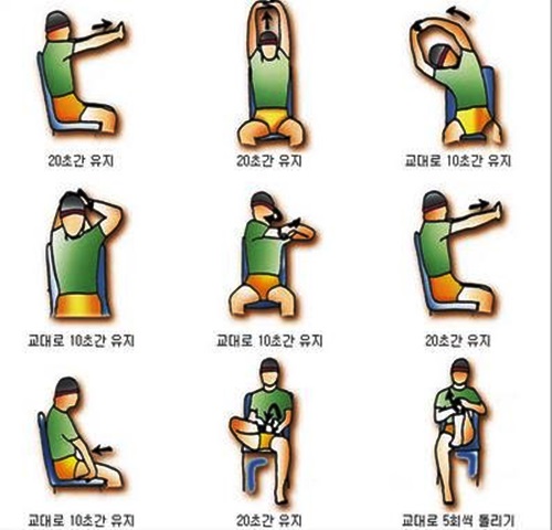 ▲사무실스트레칭(사진=한국산업안전공단)