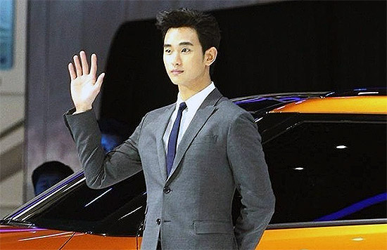 ▲김수현베이징모터쇼(출처=soompi)