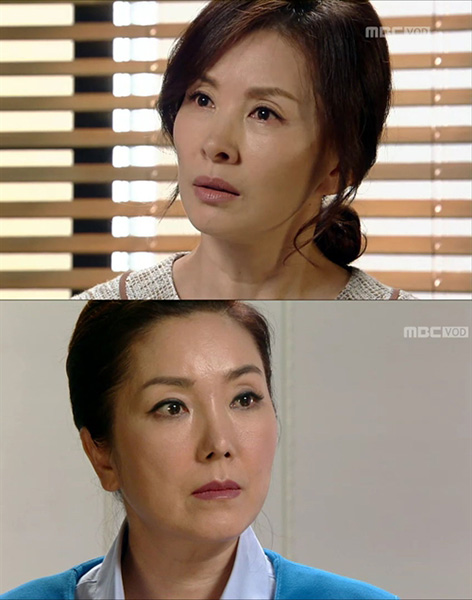 ▲이미숙이휘향(사진=MBC‘빛나는로맨스’캡처)