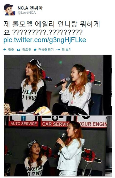 ▲에일리앤씨아(사진=앤씨아트위터)