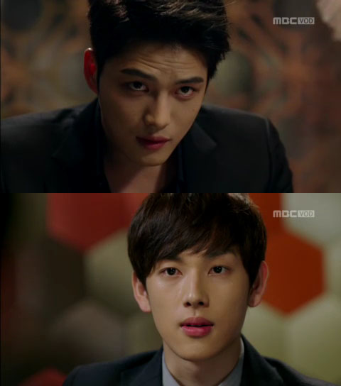 ▲김재중임시완(사진=MBC‘트라이앵글’캡처)