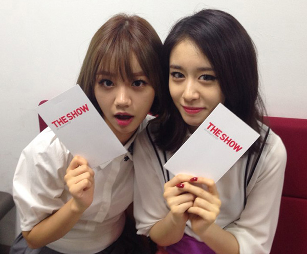 ▲걸스데이혜리티아라지연