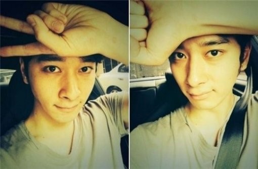 황찬성 투표 인증샷 '논란이 된 포즈는?'
