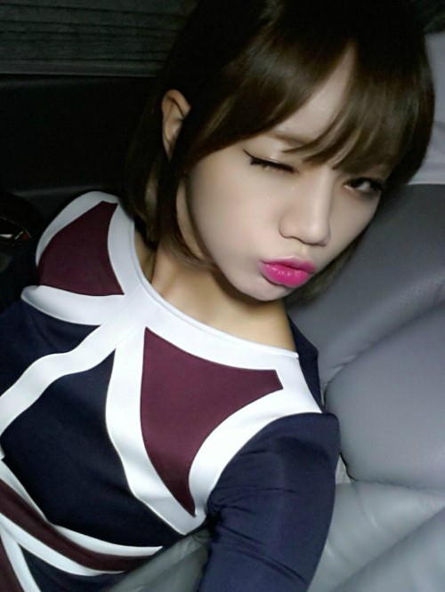 ▲걸스데이혜리첫투표