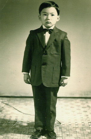 ▲조국교수의어린시절모습