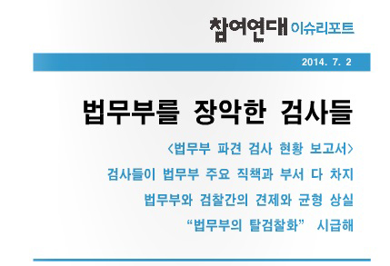 ▲참여연대가발간한이슈리포트