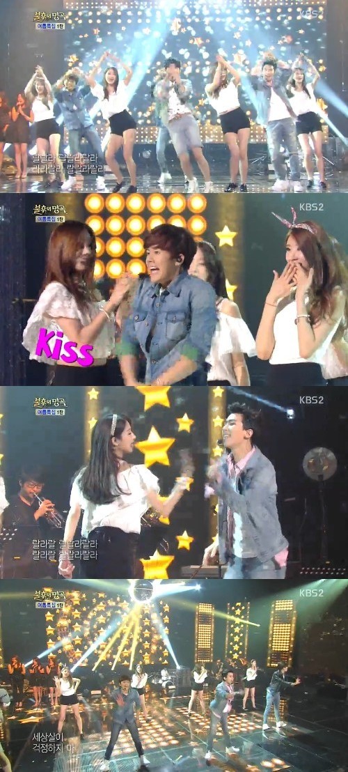 ▲나인뮤지스(사진=KBS2방송화면)