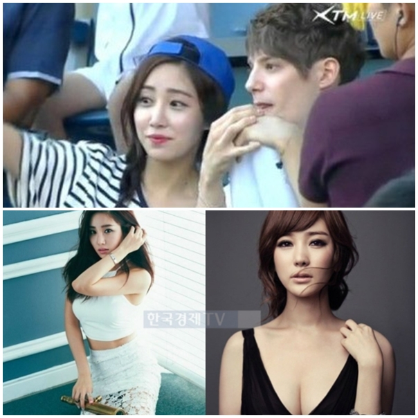 ▲최희파비앙야구관람(사진=XTM방송화면캡처,한경DB)