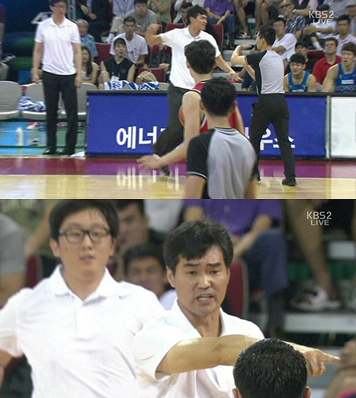 ▲정재근박치기징계(사진=KBS방송캡처)