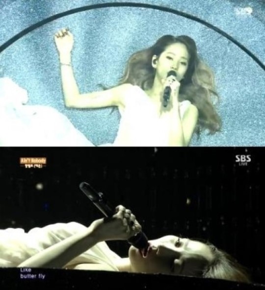 ▲'인기가요'핫펠트(사진=SBS'인기가요'방송캡처)