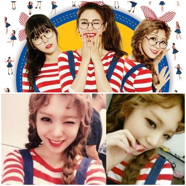 ▲오렌지캬라멜'나처럼해봐요'리지(사진=리지트위터)