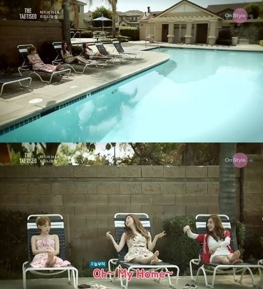 ▲'THE태티서'티파니LA집공개(사진=온스타일'THE태티서'방송캡처)