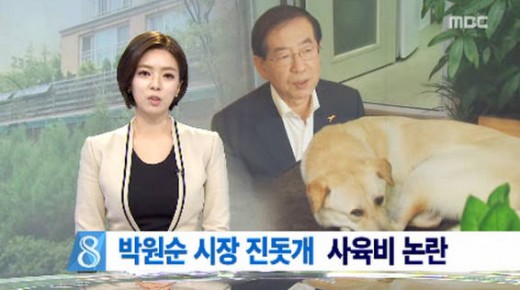 ▲박원순진돗개(사진=MBC)