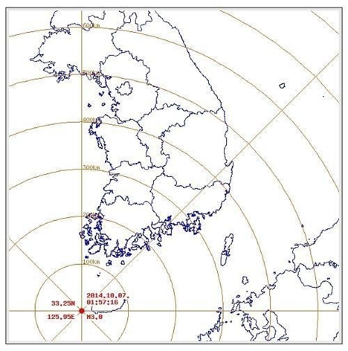 ▲제주고산해역3.0지진(사진=기상청)