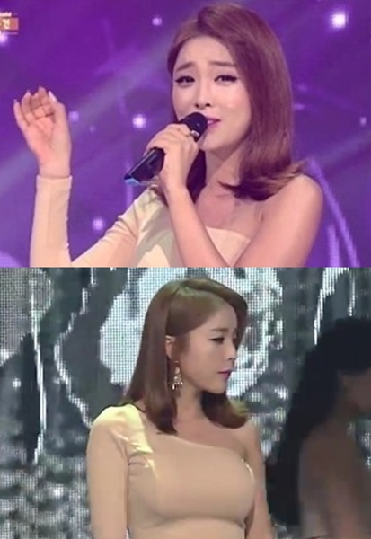▲인가가요홍진영(사진=SBS방송캡처)