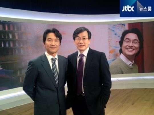 ▲뉴스룸손석희한석규(사진=JTBC방송캡처)