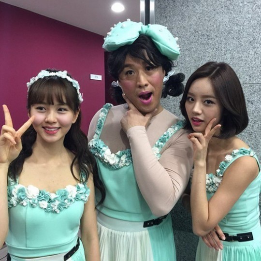 ▲김소현MBC방송연예대상걸스데이(사진=정준한인스타그램)