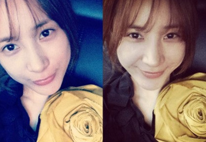 서인영 시스루 앞머리 속 청순한 미모