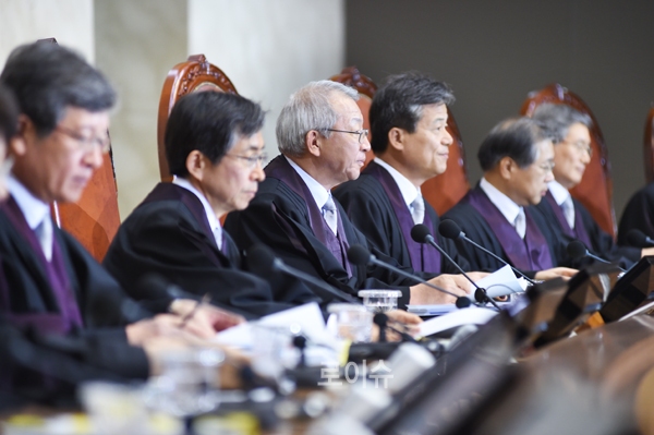 ▲26일대법원전원합의체공개변론(사진제공=대법원)