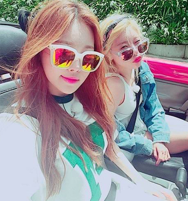 걸스데이 링마벨 ‘유라-소진 스포츠카 타고 붕붕’