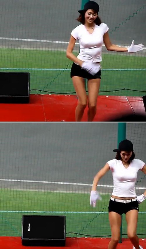 배수현, 치어리딩 中 '최강 섹시미'