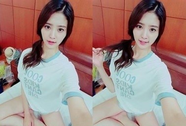 툰드라쇼 정화, '핫팬츠 입고 매력적인 그녀'