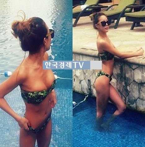언프리티랩스타 제시, 아찔 비키니 공개 '수영복 작은 거 아냐?'
