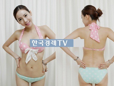 백승혜, 쇼핑몰 모델 사진 '눈길'...수영복 작은 거 아냐?
