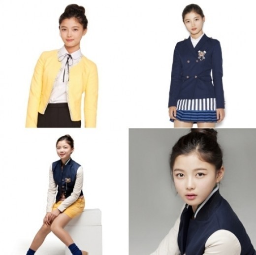 인기가요 김유정, 교복 화보 속 인형 미모 과시