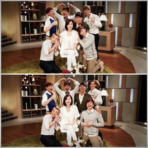 컬투쇼 백지연, 신화와 셀카 모습 훈훈..."결코 도도하지 않아"