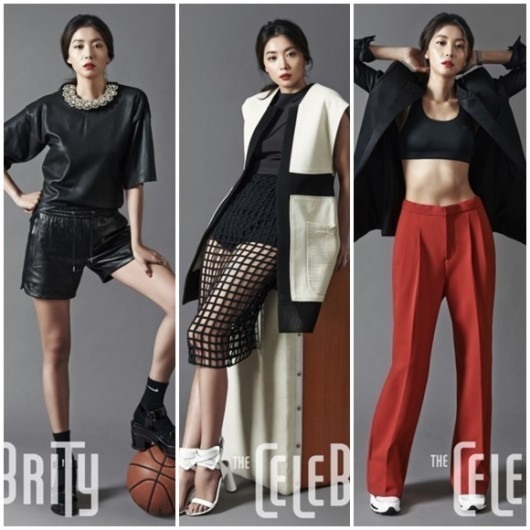 오윤아 사임당 합류, 화보 속 명품 몸매 과시...복근까지?