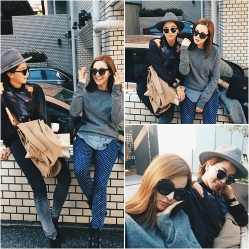 오윤아 사임당, 아이비와 셀카 일상이 화보