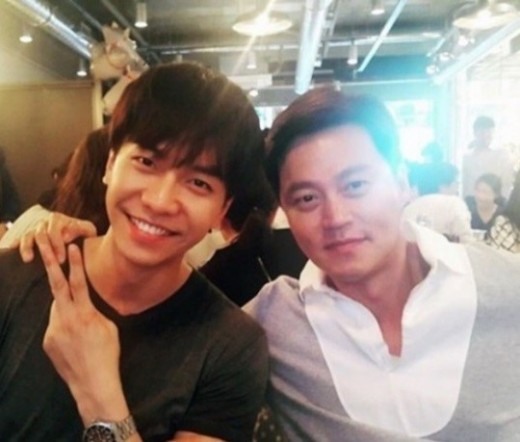 이승기, 이서진과 다정샷 "형님과 불금"