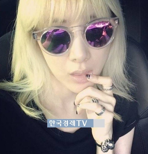 컬투쇼 서인영, 금발 머리 변신…난 사춘기?