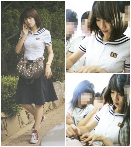 현아 잘나가서 그래, 교복 사진 속 넘치는 볼륨감 '시선강탈'