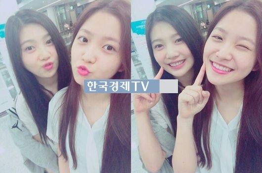 조이 예리, 쌩얼 투샷 보니 '상큼 그 자체'