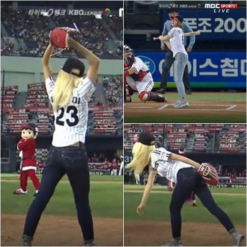 윤보미 VS 오하영 빛나는 각선미 대결