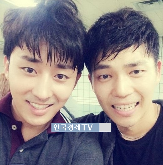 미세스캅 손호준, 지승현과 땀에 젖은 모습으로 '훈훈샷'